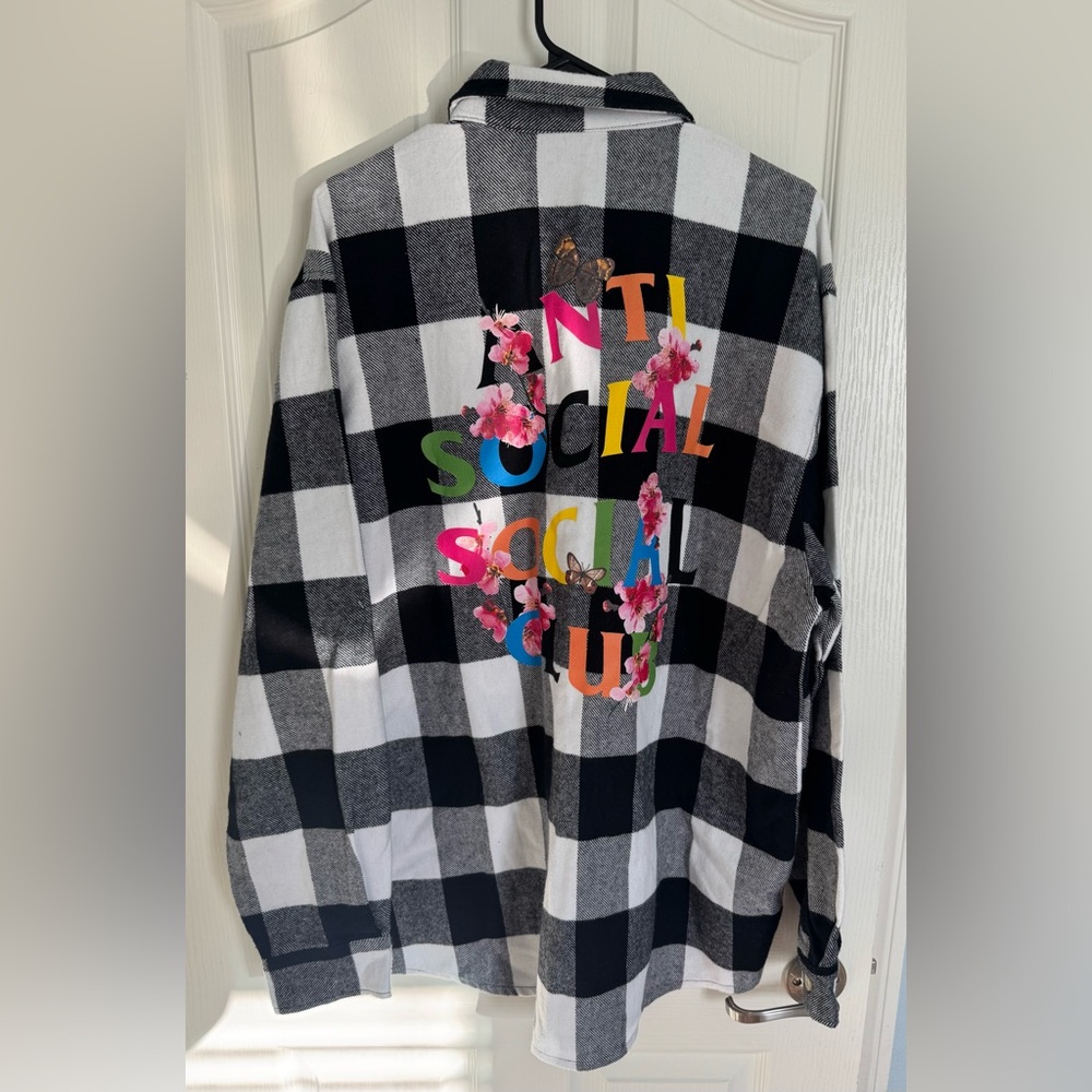 Anti Social Social Club Flannel XL - Picture 5 of 6